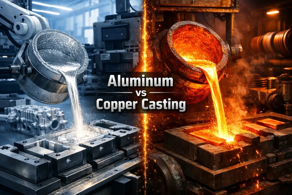 Aluminum vs Copper Casting