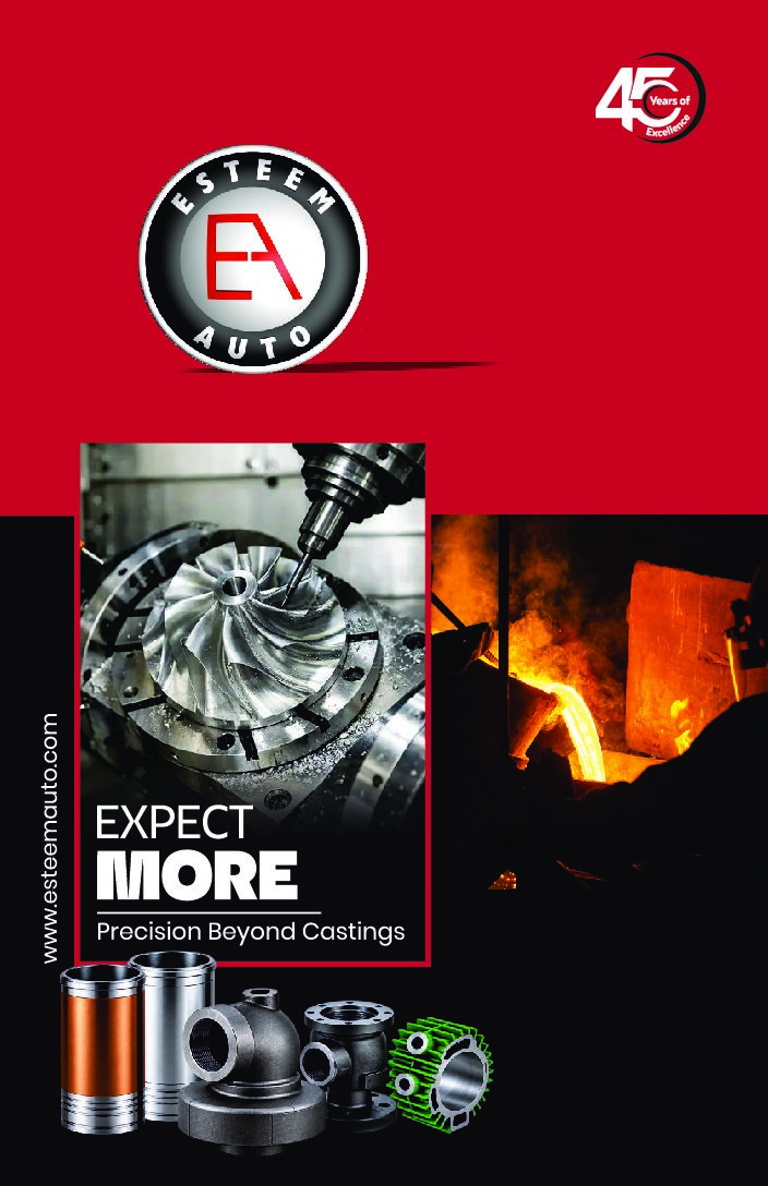 Esteem Auto 2026 brochure cover - Expect More, Precision Beyond Castings