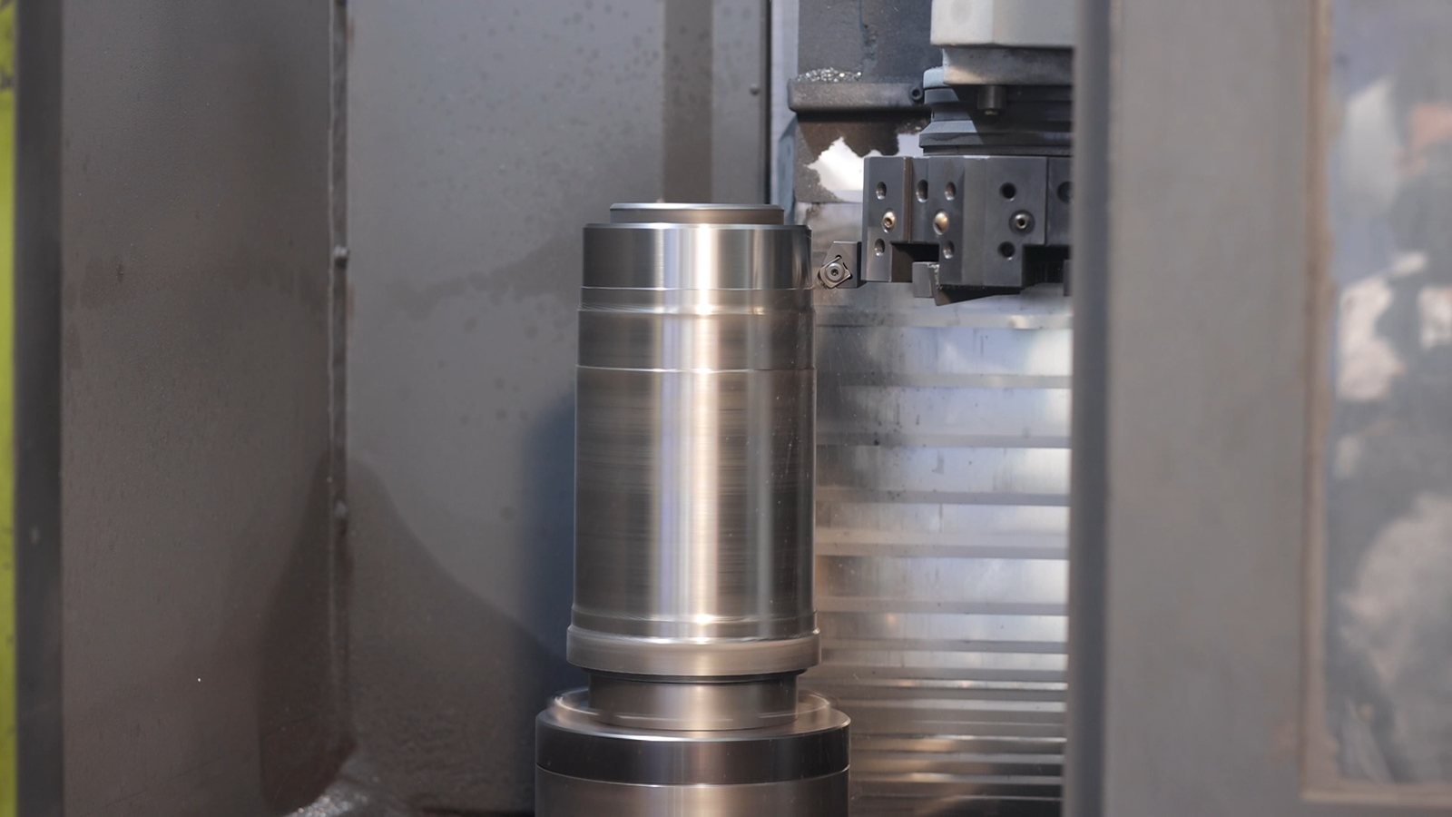 Purpose-built machine working on a cylinder liner at Esteem Auto